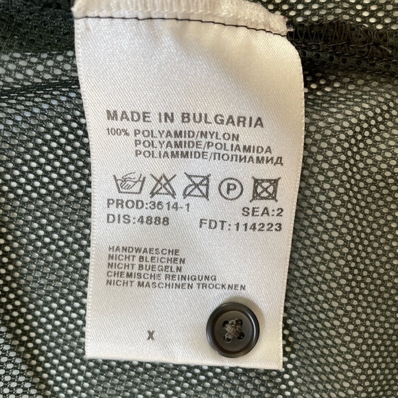 BOSS Hugo Boss Orange label Mens Button Down Mesh Shirt Vintage Large - Picture 5 of 10